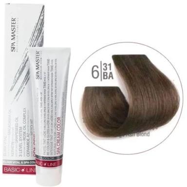 6/31BA Темный холодный бежевый блонд SPA Cream Color Профессиональный краситель для волос