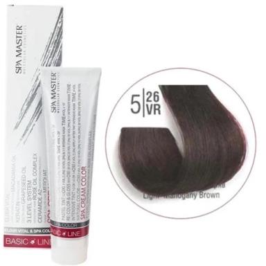 5/26VR Светлый махагоновый шатен SPA Cream Color Профессиональный краситель для волос