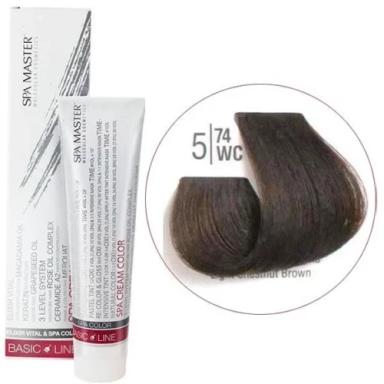 5/74WC Светлый каштановый шатен SPA Cream Color Профессиональный краситель для волос
