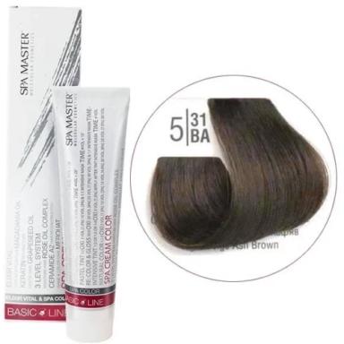 5/31BA Светлый холодный бежевый шатен SPA Cream Color Профессиональный краситель для волос