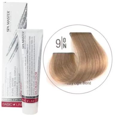 9/ON Очень светлый блонд SPA Cream Color Профессиональный краситель для волос