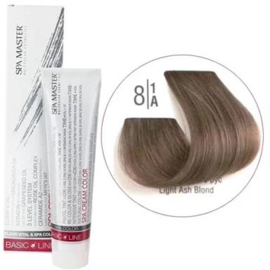 8/1A Светлый пепельный блонд SPA Cream Color Профессиональный краситель для волос