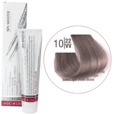 10/22VV Надсвітлий перламутровий блонд SPA Cream Color Професійний барвник для волосся