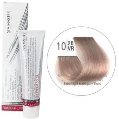 10/26VR Надсвітлий махагоновий блонд SPA Cream Color Професійний барвник для волосся