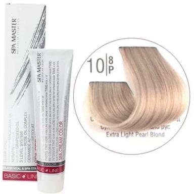 10/8P Надсвітлий перловий блонд SPA Cream Color Професійний барвник для волосся