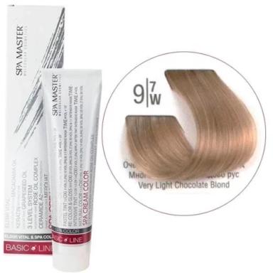 9/7W Дуже світлий коричневий блонд SPA Cream Color Професійний барвник для волосся