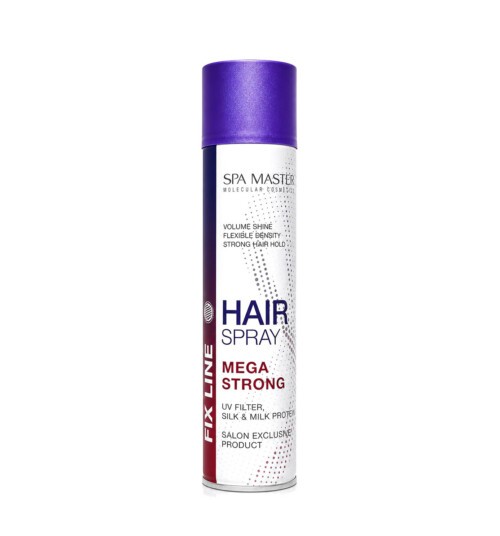 Лак для волос Mega Strong Hairstylist SM261 (400 мл) Spa Master Professional