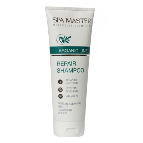 Восстанавливающий шампунь с аргановым и касторовым маслом (250 мл) SM103 Spa Master Professional