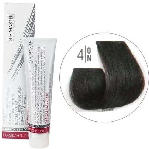 4/ON Шатен SPA Cream Color Профессиональный краситель для волос