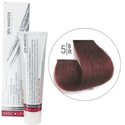 5/6R Светлый красный шатен SPA Cream Color Профессиональный краситель для волос