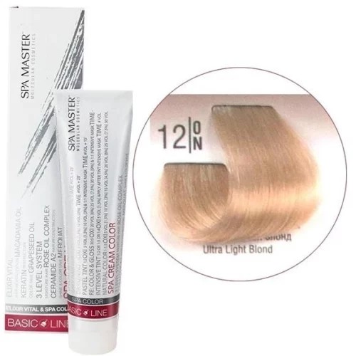 12/ON Спеціальний світлий блонд SPA Cream Color Професійний барвник для волосся