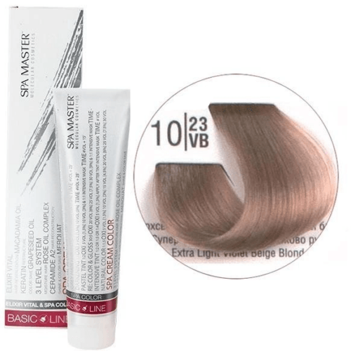 10/23VB Надсвітлий перламутровий бежевий блонд SPA Cream Color Професійний барвник для волосся