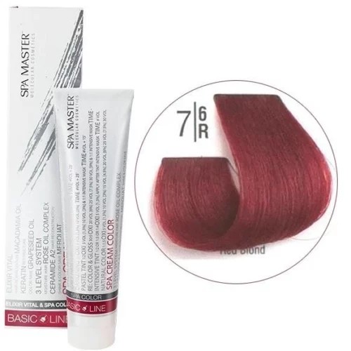 7/6R Червоний блонд SPA Cream Color Професійний барвник для волосся