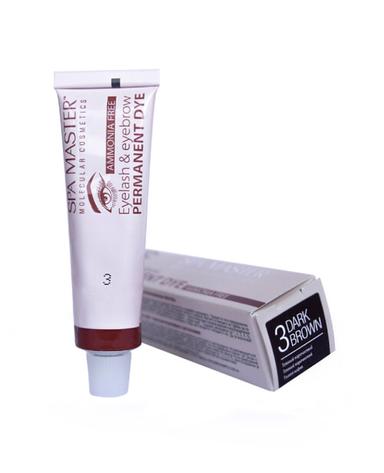 Профессиональный краситель для бровей и ресниц тёмно-коричневый SM603