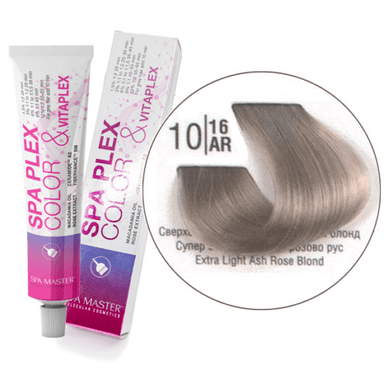 10/16AR Сверхсветлый холодный розовый блонд SPA Cream Color Профессиональный краситель для волос