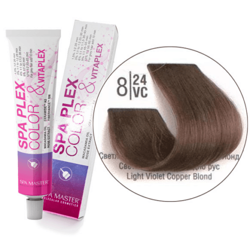 8/24VC Светлый перламутровый медный блонд SPA Cream Color Профессиональный краситель для волос