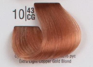 10/43CG Надсвітлий рудий блонд SPA Cream Color Професійний барвник для волосся