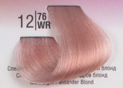 12/76WR Спеціальний світлий палісандровий блонд SPA Cream Color Професійний барвник для волосся