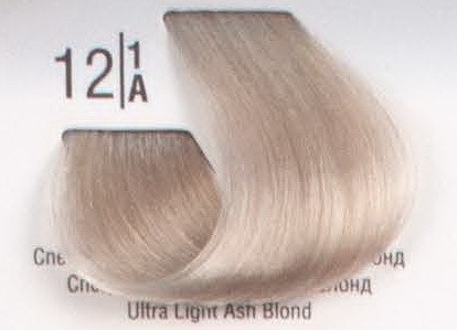 12/1A Спеціальний світлий попелястий блонд SPA Cream Color Професійний барвник для волосся