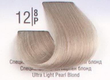 12/8P Спеціальний світлий перловий блонд SPA Cream Color Професійний барвник для волосся