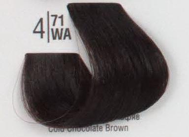 4/71WА Холодний коричневий шатен SPA Cream Color Професійний барвник для волосся