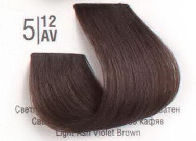 5/12AV Світлий холодний перламутровий шатен SPA Cream Color Професійний барвник для волосся