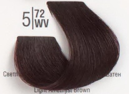 5/72WV Світлий коричневий перламутровий шатен SPA Cream Color Професійний барвник для волосся