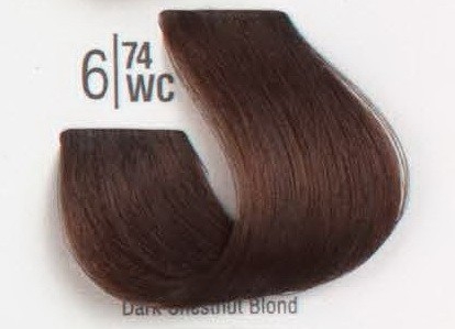 6/74WC Темний каштановий блонд SPA Cream Color Професійний барвник для волосся