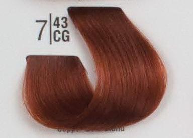 7/43CG Рыжий блонд SPA Cream Color Профессиональный краситель для волос