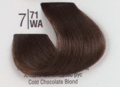 7/71WА Холодний коричневий блонд SPA Cream Color Професійний барвник для волосся