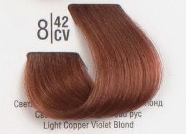 8/42CV Світлий мідний перламутровий блонд SPA Cream Color Професійний барвник для волосся