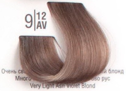 9/12AV Дуже світлий холодний перламутровий блонд SPA Cream Color Професійний барвник для волосся