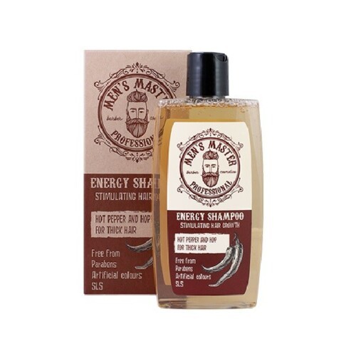 ММ05 Стимулюючий шампунь "Червоний перець, кофеїн і хміль" Mens Master Professional